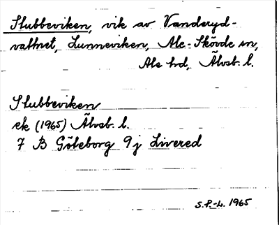 Bild på arkivkortet för arkivposten Stubbeviken