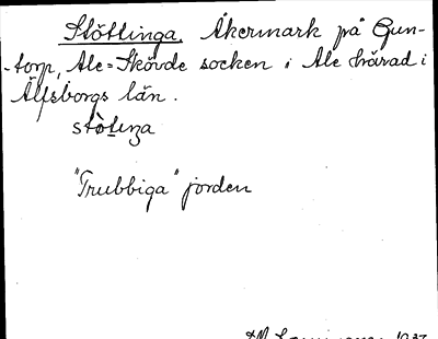 Bild på arkivkortet för arkivposten Stöttinga