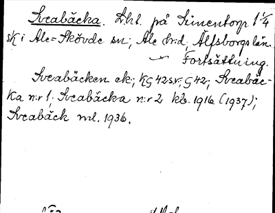 Bild på arkivkortet för arkivposten Sveabäcka