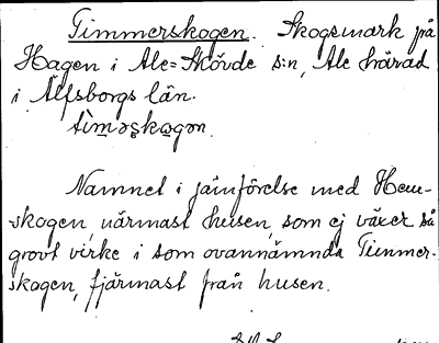 Bild på arkivkortet för arkivposten Timmerskogen