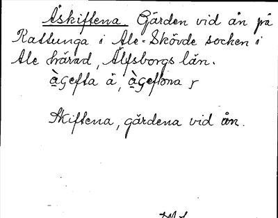 Bild på arkivkortet för arkivposten Åskiftena