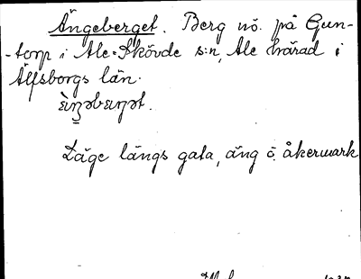 Bild på arkivkortet för arkivposten Ängeberget
