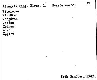 Bild på arkivkortet för arkivposten Alingsås stad