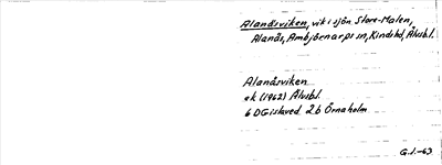 Bild på arkivkortet för arkivposten Alanäsviken