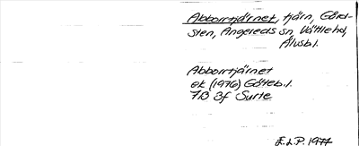 Bild på arkivkortet för arkivposten Abborrtjärnet