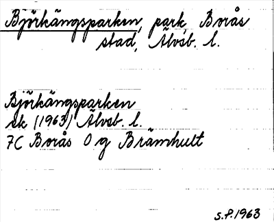 Bild på arkivkortet för arkivposten Björkängsparken