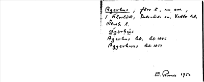 Bild på arkivkortet för arkivposten Agerhus