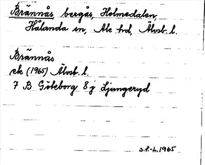 Bild på arkivkortet för arkivposten Brännås