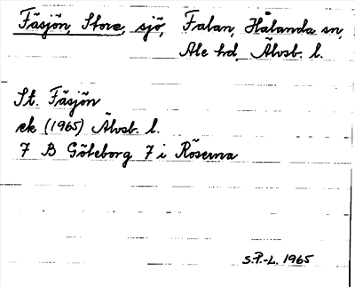 Bild på arkivkortet för arkivposten Fäsjön, Store