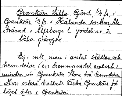 Bild på arkivkortet för arkivposten Grankärr, Lilla