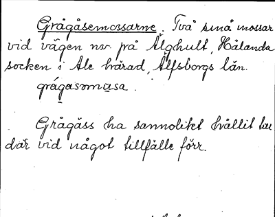Bild på arkivkortet för arkivposten Grågåsemossarne