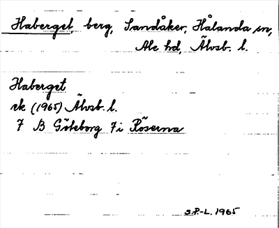 Bild på arkivkortet för arkivposten Haberget