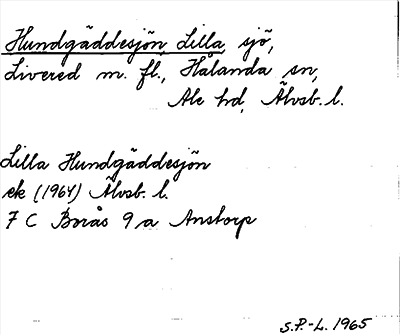 Bild på arkivkortet för arkivposten Hundgäddesjön, Lilla