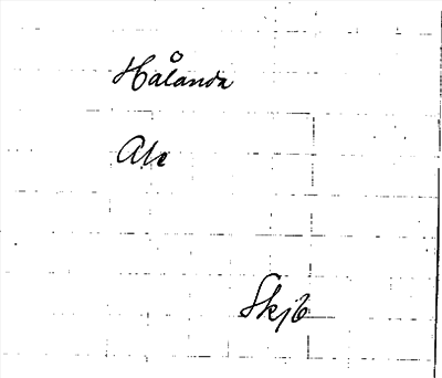 Bild på arkivkortet för arkivposten Hålanda