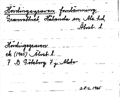 Bild på arkivkortet för arkivposten Hövdingegraven