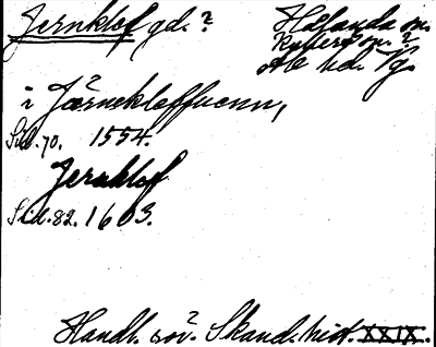 Bild på arkivkortet för arkivposten Jernklef