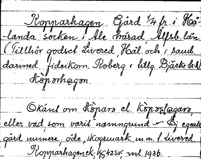 Bild på arkivkortet för arkivposten Kopparhagen