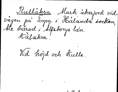 Bild på arkivkortet för arkivposten Kullåkra