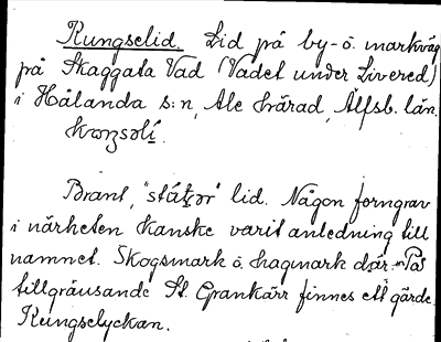 Bild på arkivkortet för arkivposten Kungselid