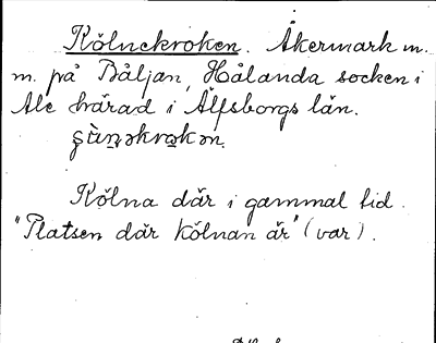 Bild på arkivkortet för arkivposten Kölnekroken