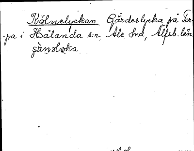 Bild på arkivkortet för arkivposten Kölnelyckan