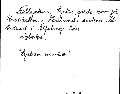 Bild på arkivkortet för arkivposten Nollyckan