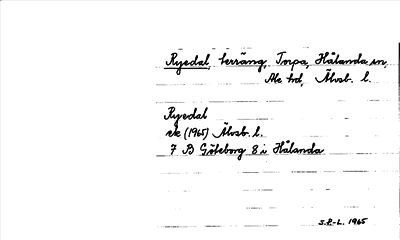 Bild på arkivkortet för arkivposten Ryedal