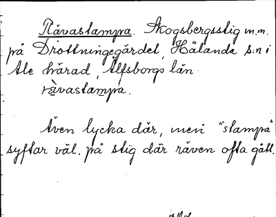 Bild på arkivkortet för arkivposten Rävastampa