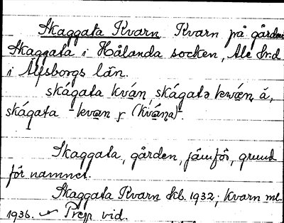 Bild på arkivkortet för arkivposten Skaggata Kvarn
