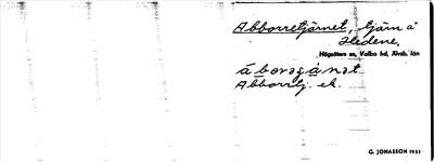 Bild på arkivkortet för arkivposten Abborretjärnet