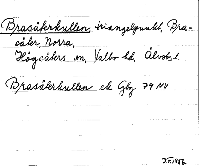 Bild på arkivkortet för arkivposten Brasäterkullen