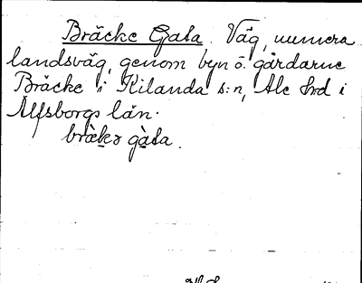 Bild på arkivkortet för arkivposten Bräcke Gata