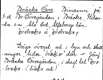 Bild på arkivkortet för arkivposten Bräcke Övre