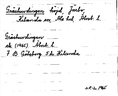 Bild på arkivkortet för arkivposten Gräshuvdingen
