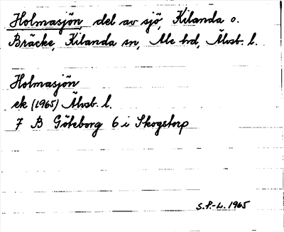 Bild på arkivkortet för arkivposten Holmasjön