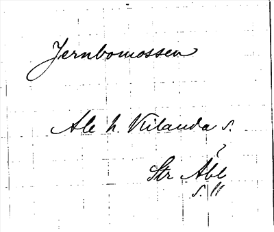 Bild på arkivkortet för arkivposten Jernbomossen