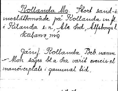 Bild på arkivkortet för arkivposten Kollanda Mo