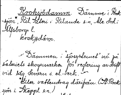 Bild på arkivkortet för arkivposten Kroksjödamm