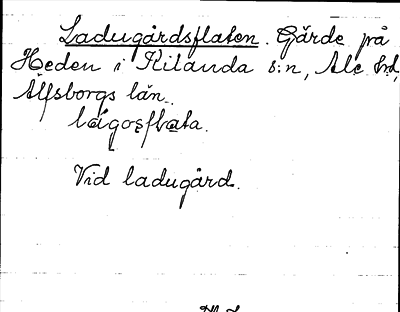 Bild på arkivkortet för arkivposten Ladugårdsflaten