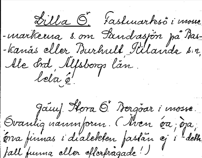 Bild på arkivkortet för arkivposten Lilla Ö