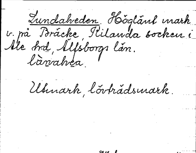 Bild på arkivkortet för arkivposten Lundaheden