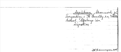 Bild på arkivkortet för arkivposten Aspåkern