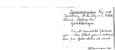 Bild på arkivkortet för arkivposten Björboholmsvägen