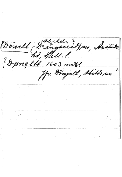 Bild på arkivkortet för arkivposten Dönelt