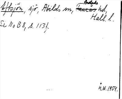 Bild på arkivkortet för arkivposten Eftsjön