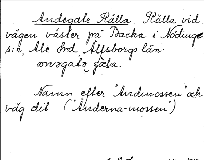 Bild på arkivkortet för arkivposten Andegate Källa