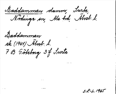 Bild på arkivkortet för arkivposten Baddammen