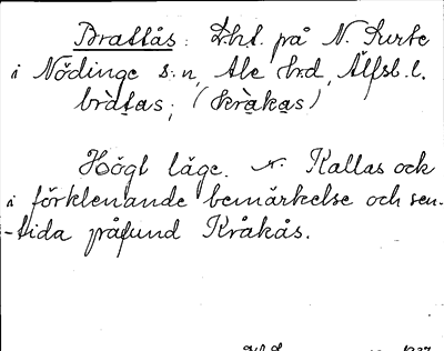 Bild på arkivkortet för arkivposten Brattås