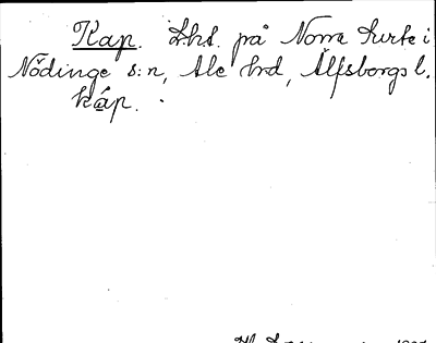 Bild på arkivkortet för arkivposten Kap.