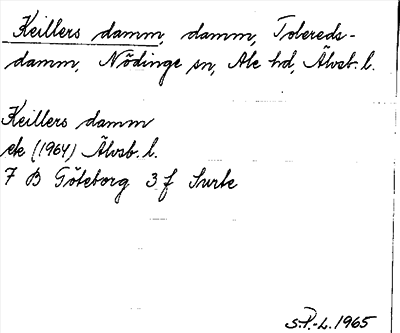 Bild på arkivkortet för arkivposten Keillers damm